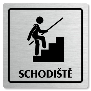 Schodiště, 100x100mm, stříbrná, Arizona